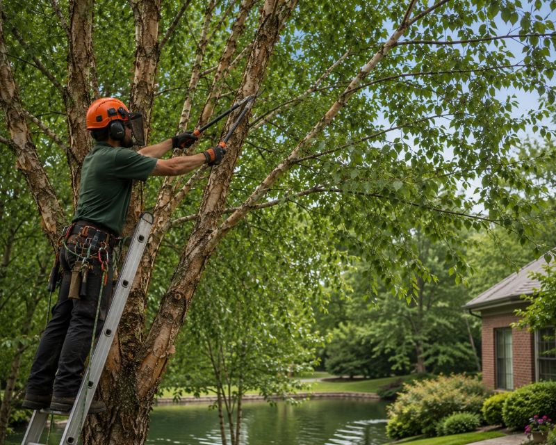 Birch Tree Pruning in Doylestown, PA