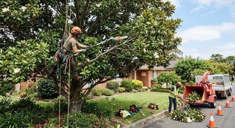 Magnolia Tree Pruning in Pottstown, PA