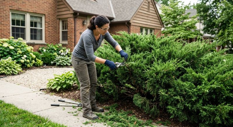 Shrub Pruning in Aiken, SC